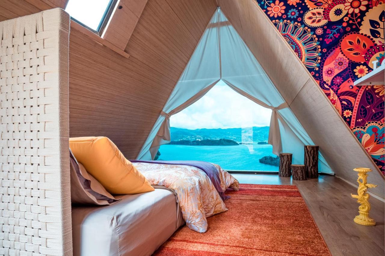 La Quinta Glamping - Lago De Tota Cuítiva エクステリア 写真